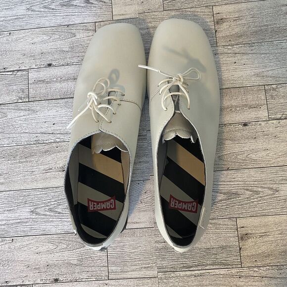 Camper Casi Myra Oxford Flats Lace Up White Scallop Edges Women's 39 US 8.5 - Picture 9 of 9